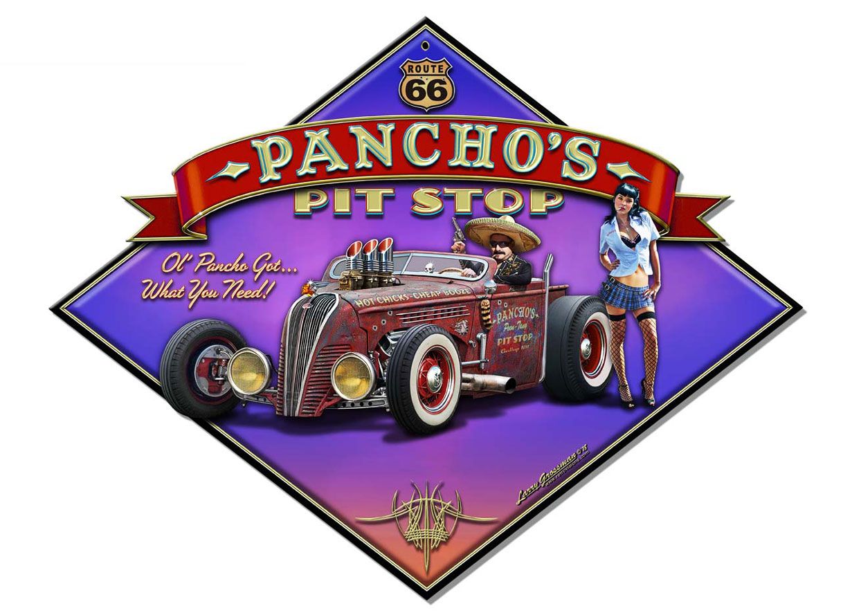 Pancho'S Rt 66 16 x 13