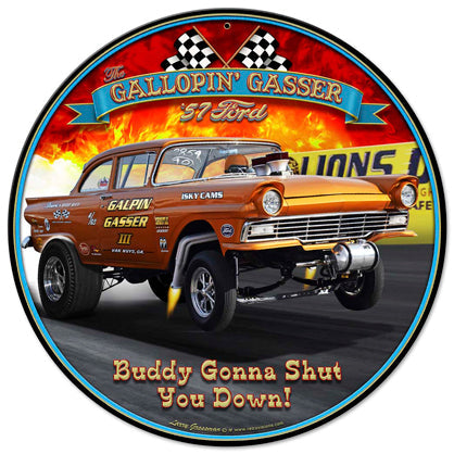 Gallopin' Gasser 14 x 14