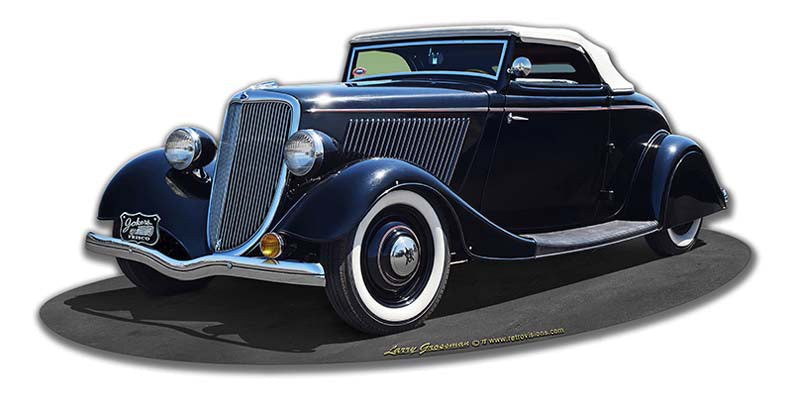 1934 Ragtop Rod 18x9