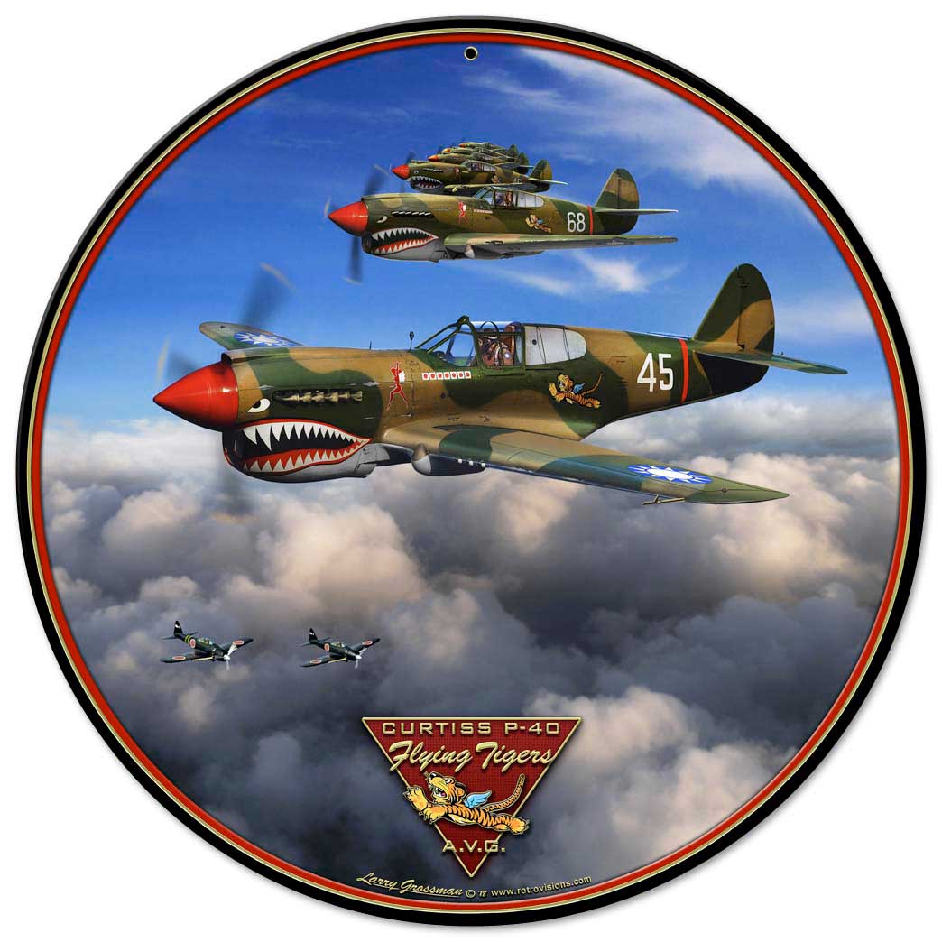 P-40 Flying Tiger 14 x 14