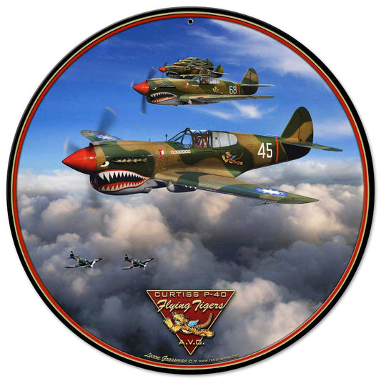P-40 Flying Tiger 14 x 14