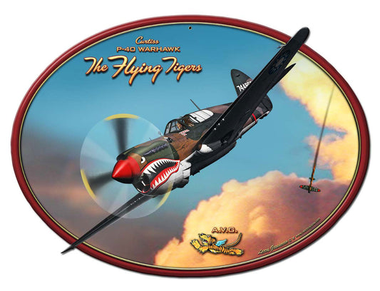 P-40 Flying Tiger 16x12