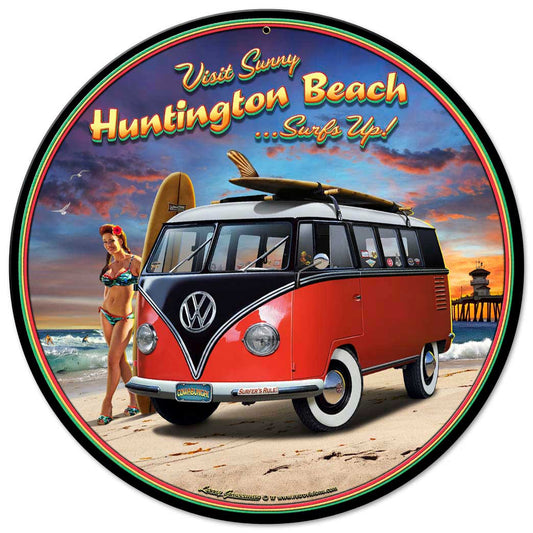 Huntington Beach Vw 14 x 14
