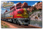 Ride The Rails Of America 36x24