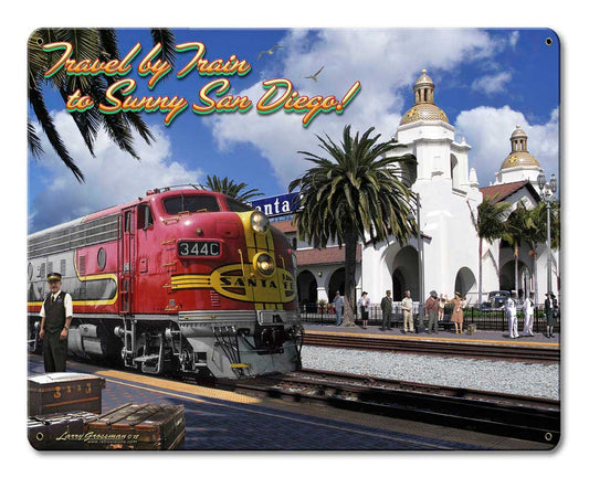 Travel By Train 15x12