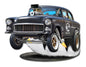 1955 Chevy Gasser 18x14
