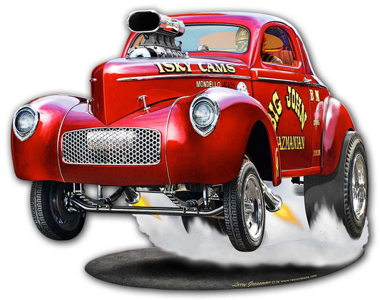 1940 Willys Big John Gasser 18x14