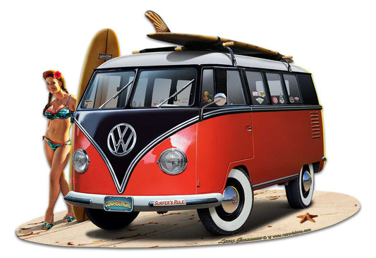 Vw Surfer Girl 30 x 20