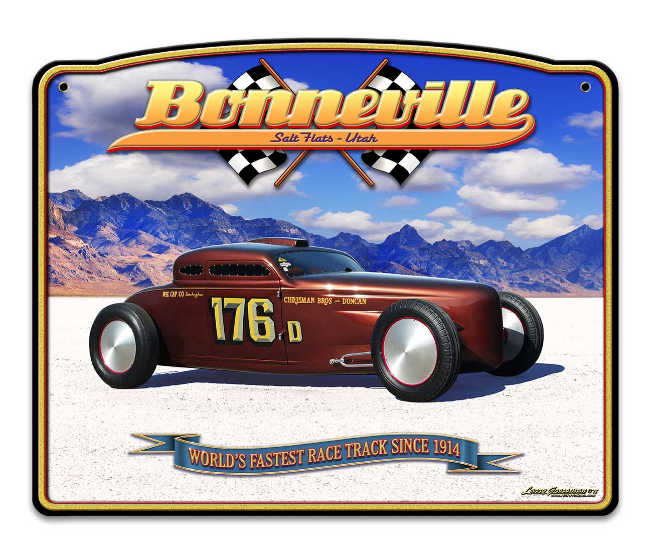 Bonneville Speed Coupe Frame 18 x 15