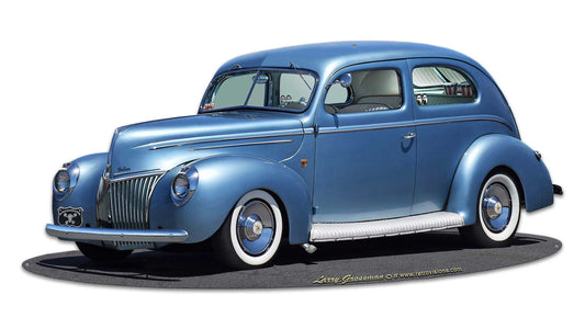 1939 Rod Sedan Rt 66 30x14