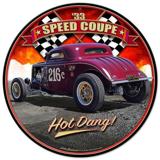 1933 Speed Coupe 14inch Round 14x14