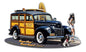 1939 Woody Surfin Surfari 18x11