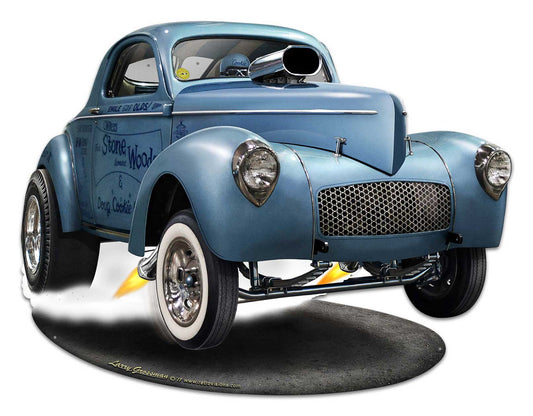 1941 S W C Willys Gasser 30 x 23