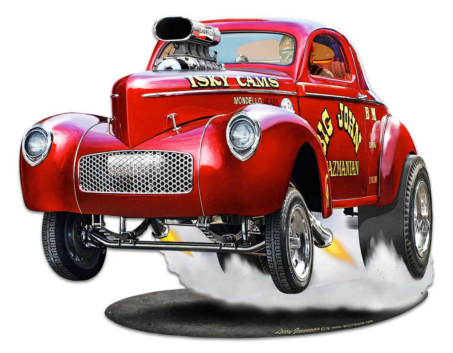 1940 Willys Big John Gasser 29 x 23