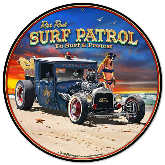 1929 Rat Rod Surf Patrol 14 x 14