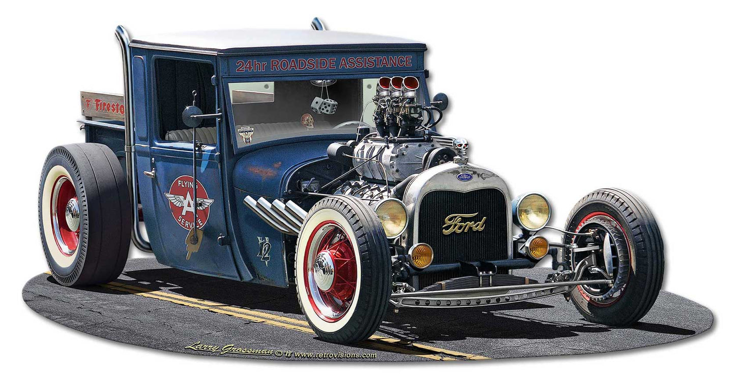 1929 Rat Rod Service 30 x 15