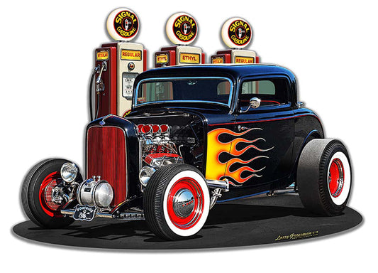 1932 Deuce Coupe Fill-up 18x13