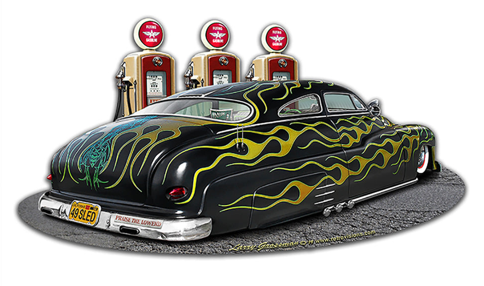 1949 Led Sled Fill Up 18x10