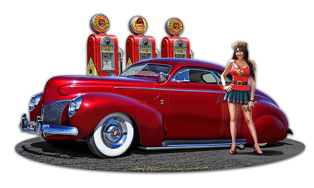 1939 Merc Kustom Fill-Up 18 x 10