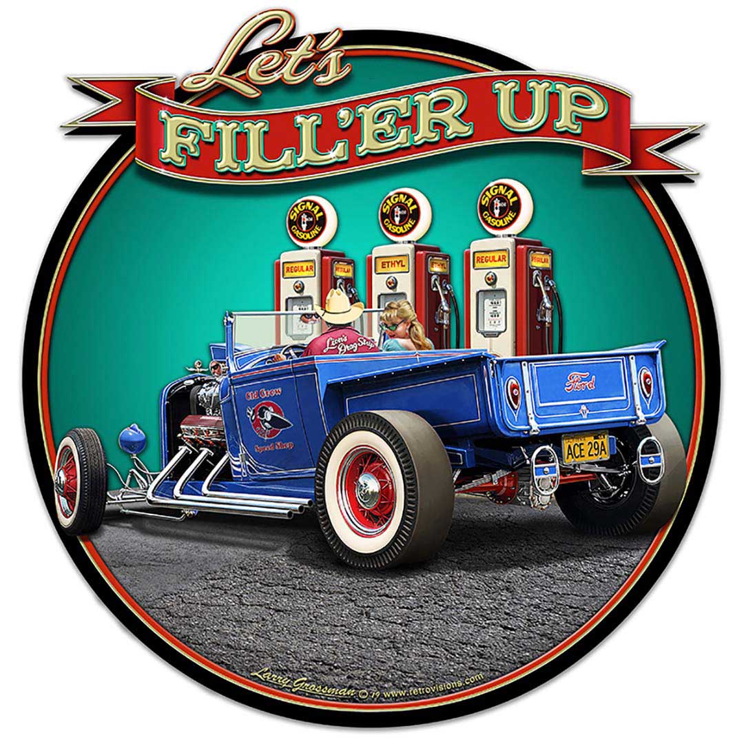 1929 Rod Pickup Fillup 16 x 17