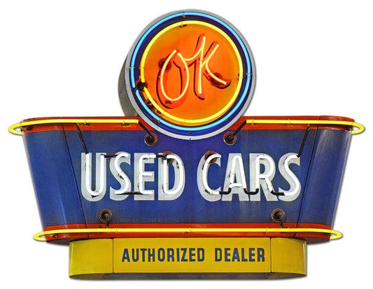 1950'S Ok Used Cars 30 x 23