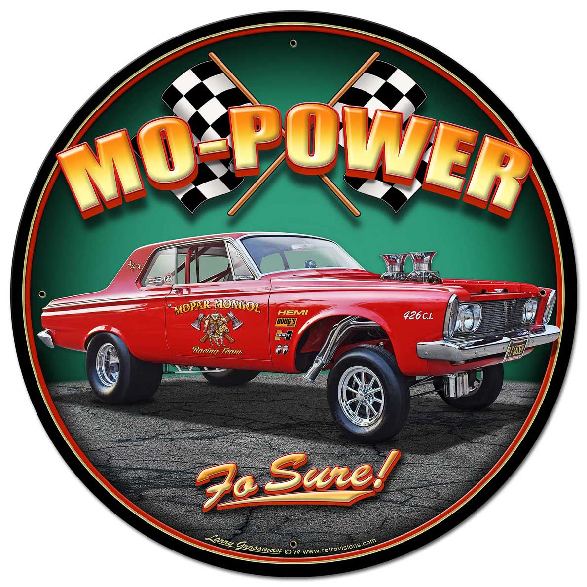 1963 Plymouth Gasser 28 x 28