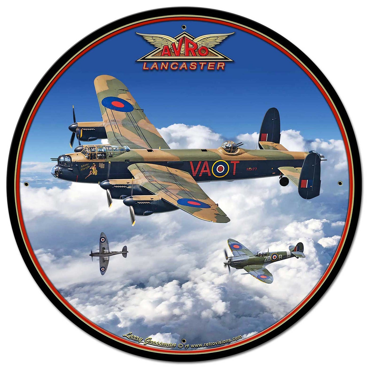 Avro Lancaster Bomber 28x28
