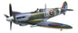Spitfire Raf Fighter Plane 18 x 8