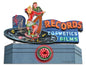 1956 Records Sign Building 18x15