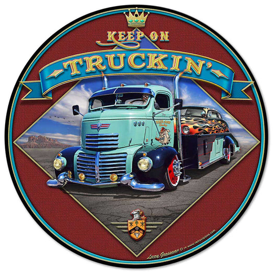 Keep On Truckin' 14 x 14