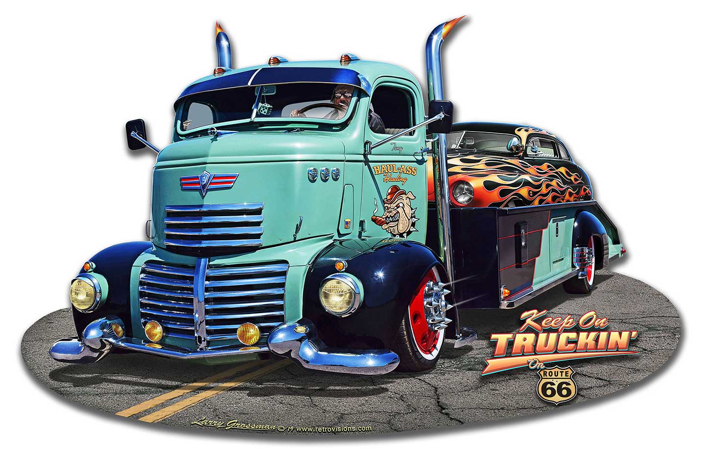 Keep On Truckin' 18x12
