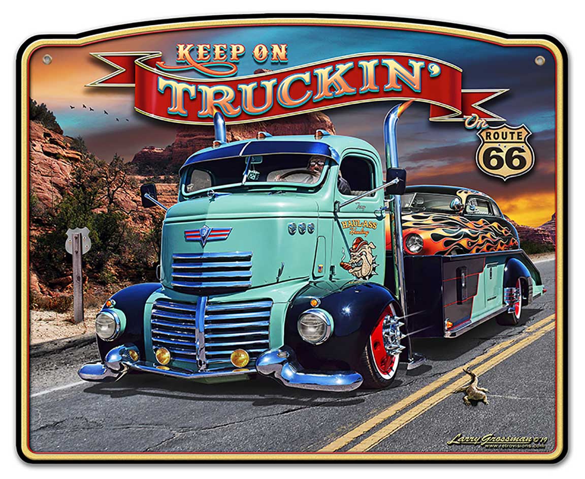 1947 Truckin' Rt 66 18x15