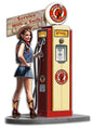 Gas Pump Girl Mild 13 x 18