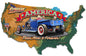 CRUISIN' AMERICA MAP 27x16