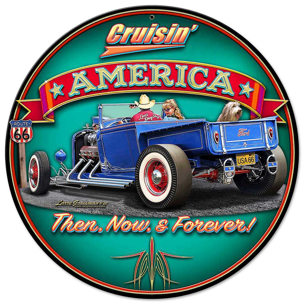 Cruisin' America 14 x 14
