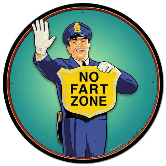 Guard No Fart Zone 28x28