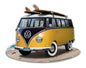 Vw Bus Yellow 18 x 14