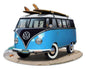 VW Bus Blue 28x22