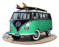VW Bus Green 28x22