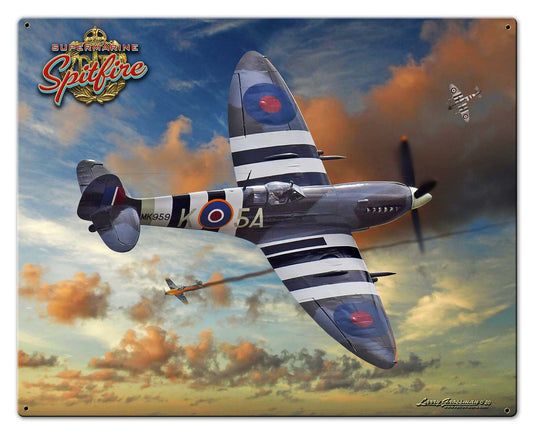 Spitfire Dog Fight 30 x 24
