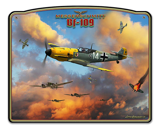 Me-109 Battle of Britain 18x15