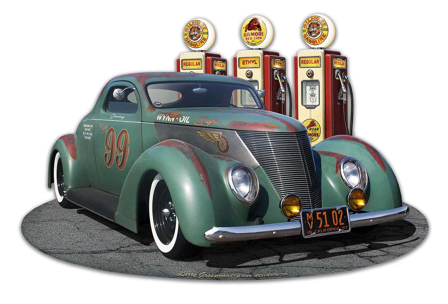 1937 Speed Coupe W Pumps 22x15