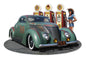 1937 Speed Coupe W Pumps Girl 22 x 15