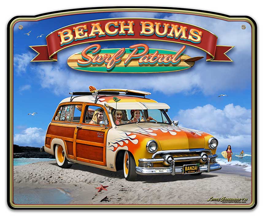 1951 Surf Woody Frame 22 x 18