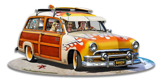 1951 Surf Woody 18 x 9