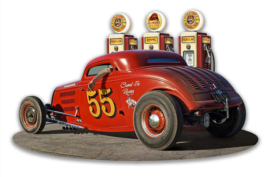 1933 Ol' Skool Coupe W Pump 18 x 11