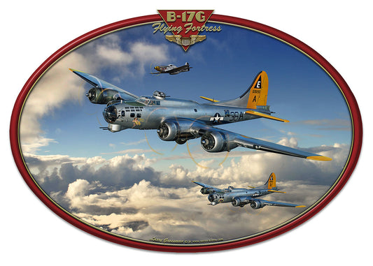 B-17 FLYING FORTRESS 18x12
