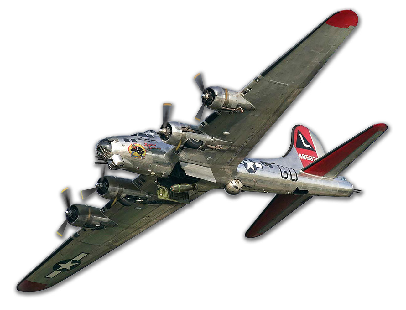 B-17 Special Delivery 16x12