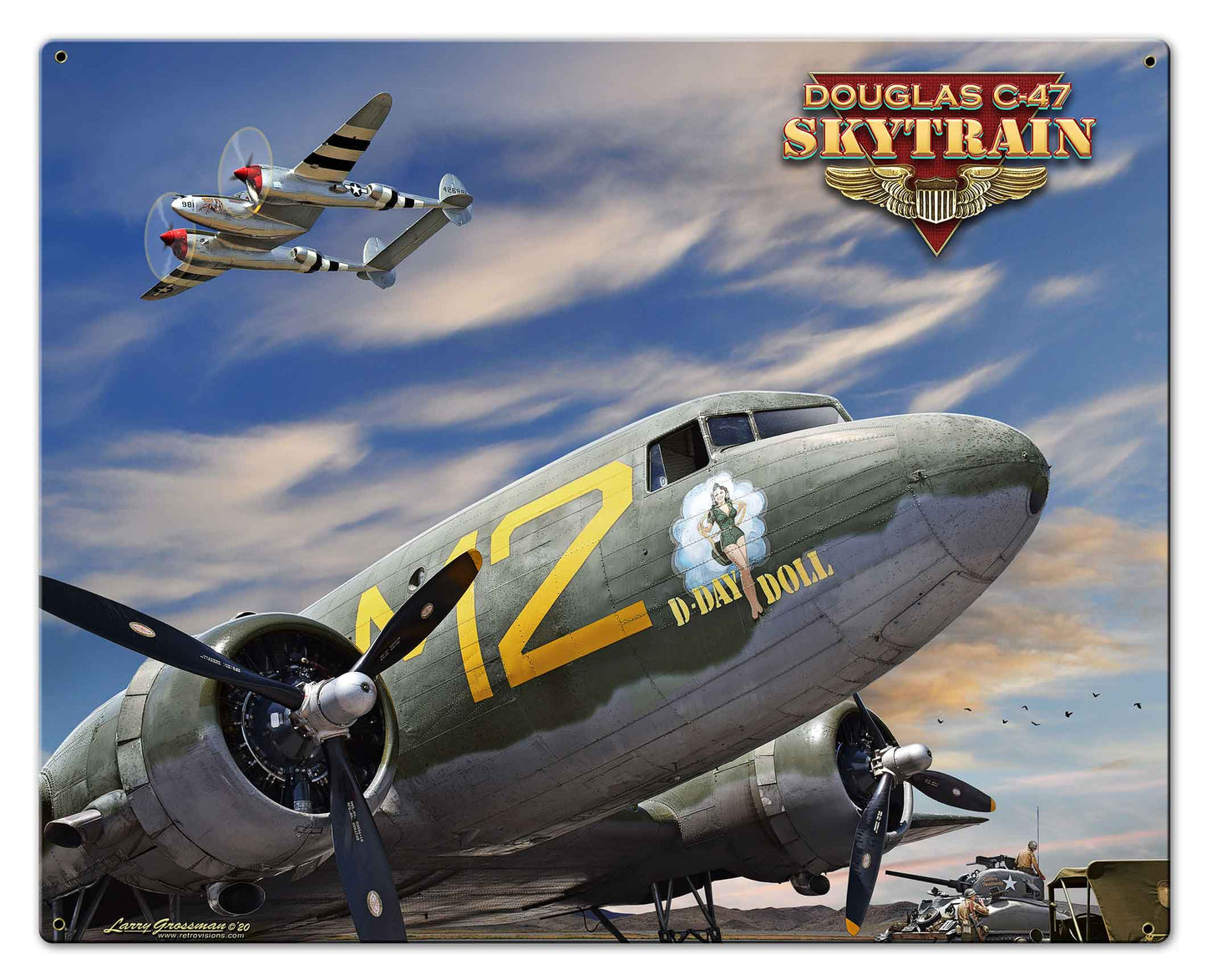 C-47 Skytrain 30x24
