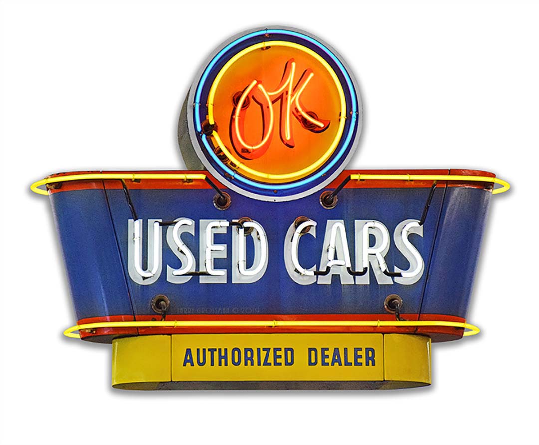 1950s OK Used Cars 24x18